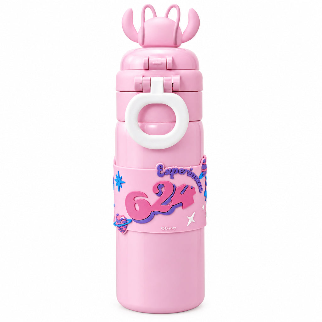 Disney Character 500ml Insulated Water Bottle with 3D Figurine Lid stainless steel