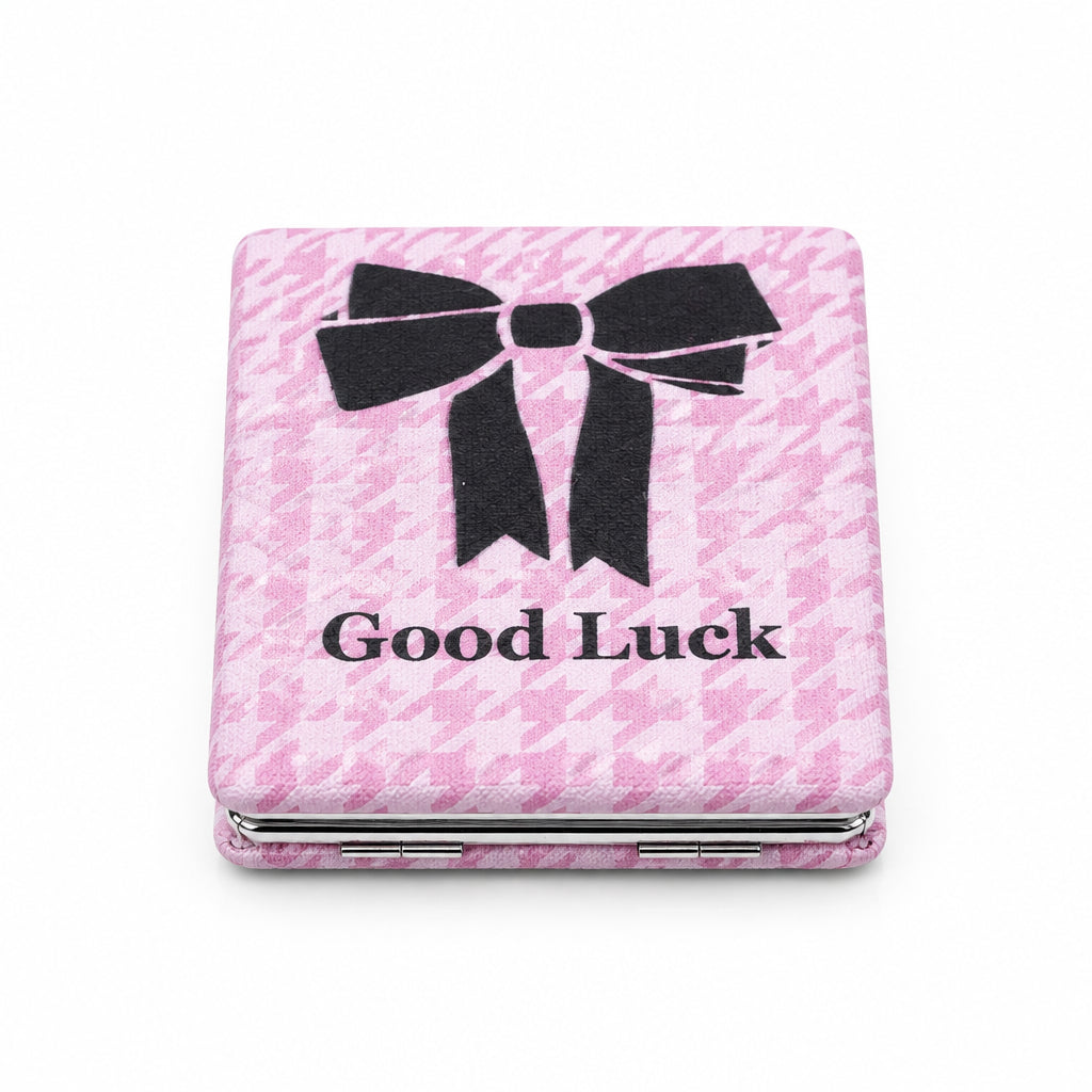 Compact Folding Pocket Mirror – Double-Sided Decorative Cosmetic Mirror