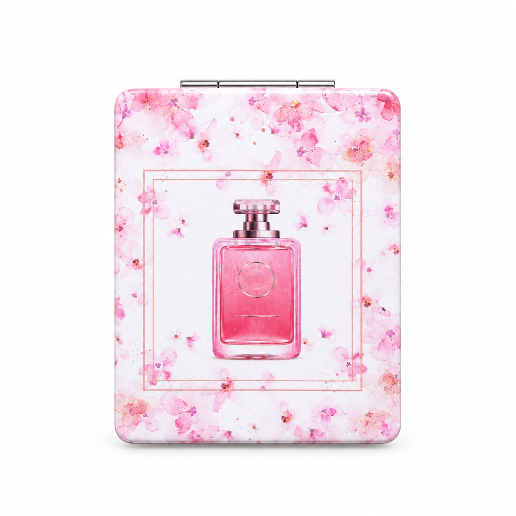 Compact Folding Pocket Mirror – Double-Sided Decorative Cosmetic Mirror