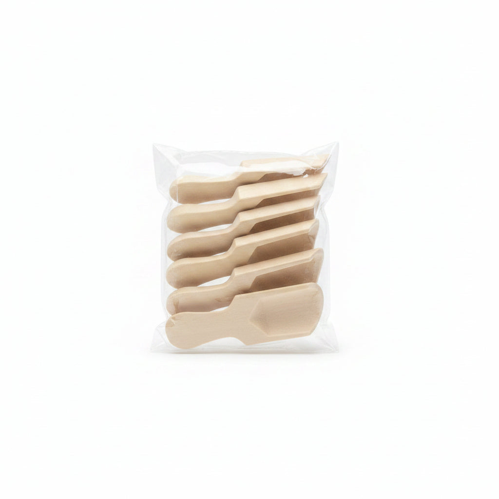 Mini Wooden Salt Scoops – Eco-Friendly Small Wooden Candy and Spice Spoons for Jars
