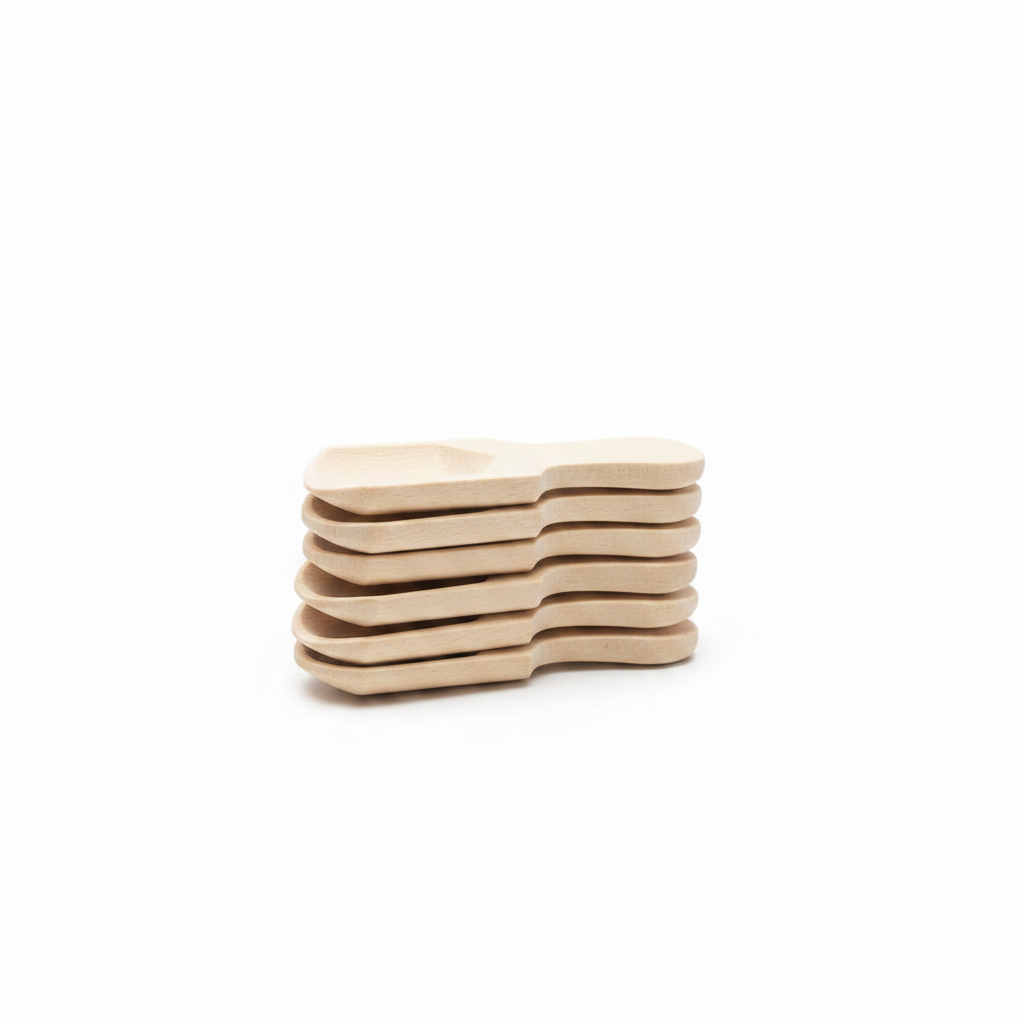 Mini Wooden Salt Scoops – Eco-Friendly Small Wooden Candy and Spice Spoons for Jars