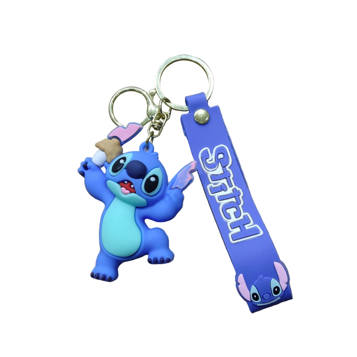 Cartoon Character Silicone Keychain