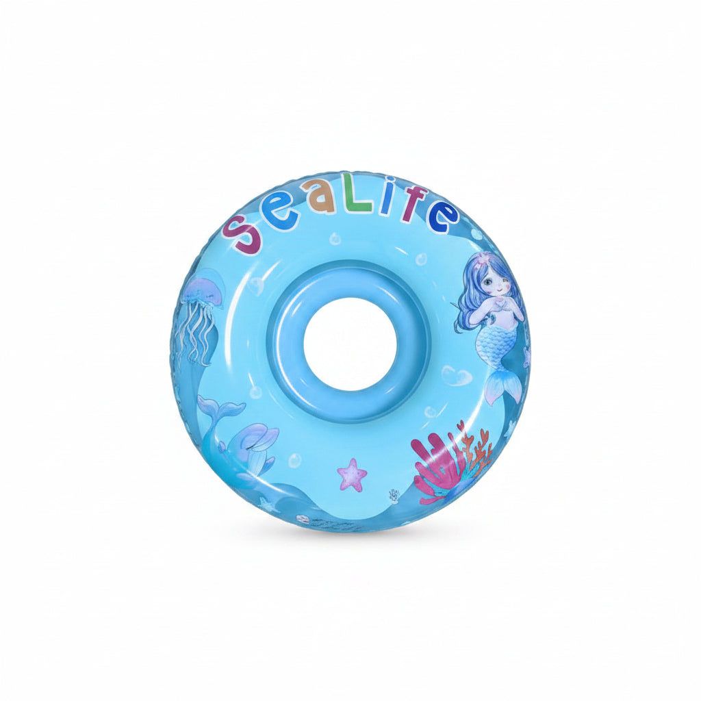 Sea Life Inflatable Swimming Ring – Kids Pool Float 60cm