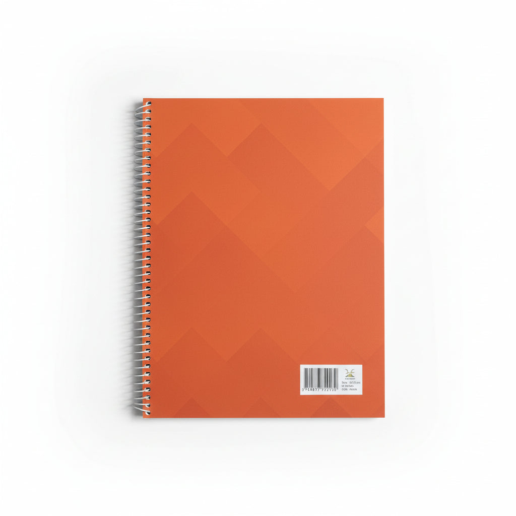 University cartoon cover Wire-Bound Spiral Notebook 192 pages - arabic lines