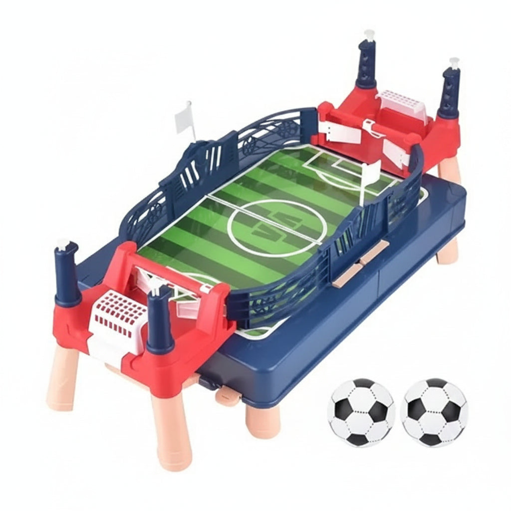 Portable Table Football Game Set – 2-in-1 Foldable Suitcase Bouncy Soccer Battle Board