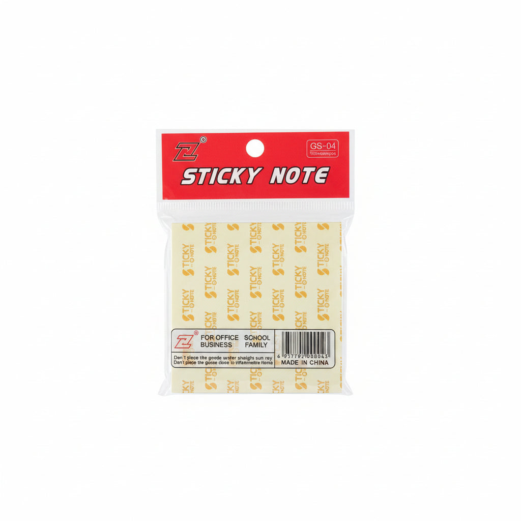 Colored Sticky Notes - 3x3 Inch (100 Sheets)