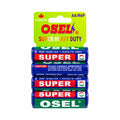 Osel Super Heavy Duty AA 1.5V Batteries – 4-Pack Carbon Zinc Battery Set
