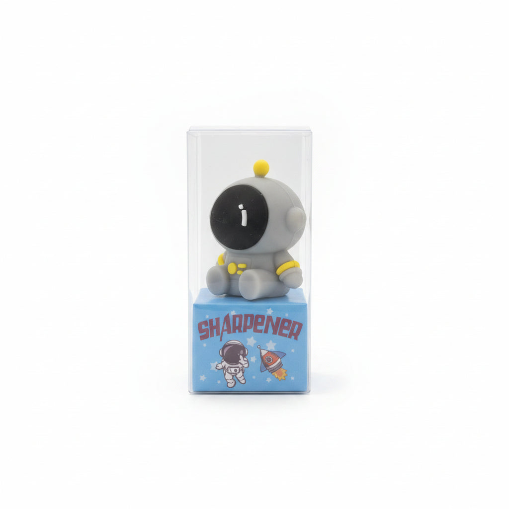 Cute Cartoon & Paw Print Pencil Sharpener