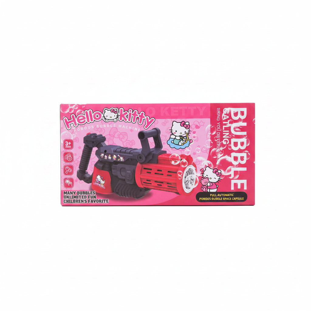 Automatic Gatling Bubble Gun Blaster. Character Edition Bubble Machine for Kids (3+ Years)