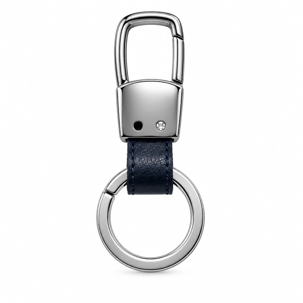 Cars Logo Metal and Leather Keychain – Premium Car Key Ring Holder