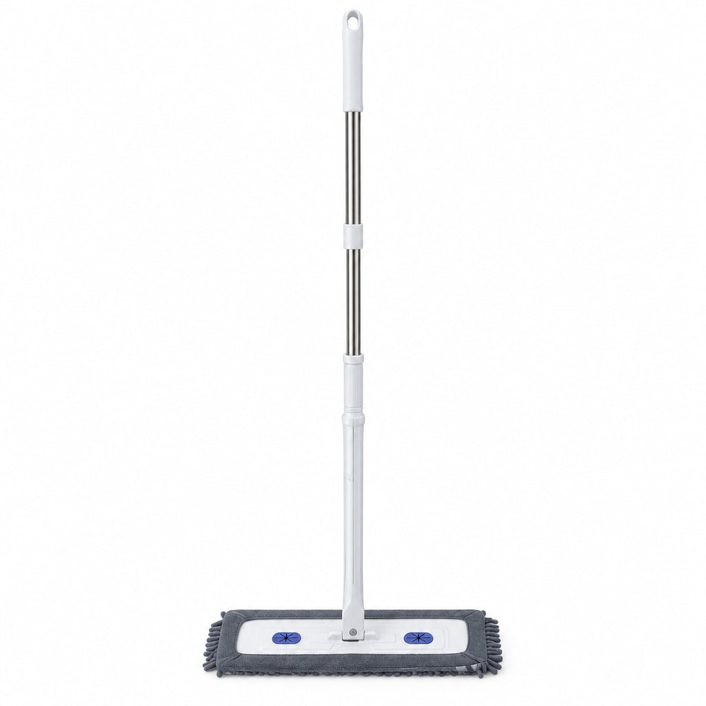 Multi-Functional Dust Mop and Microfiber Duster Cleaning Set – Extendable Handle Flat Floor Mop