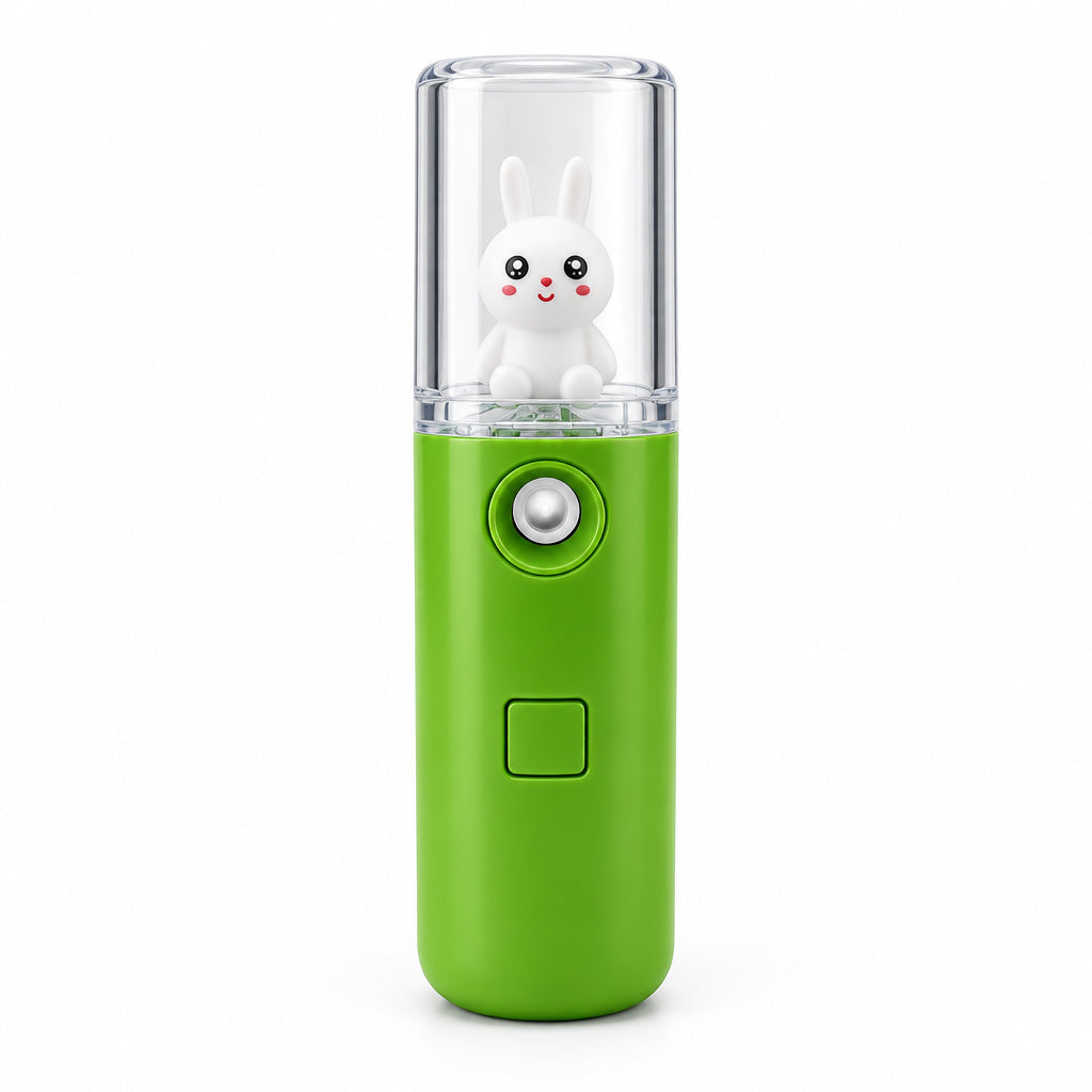 Cute Bunny Nano Facial Mister – Portable Mini Face Sprayer and Humidifier