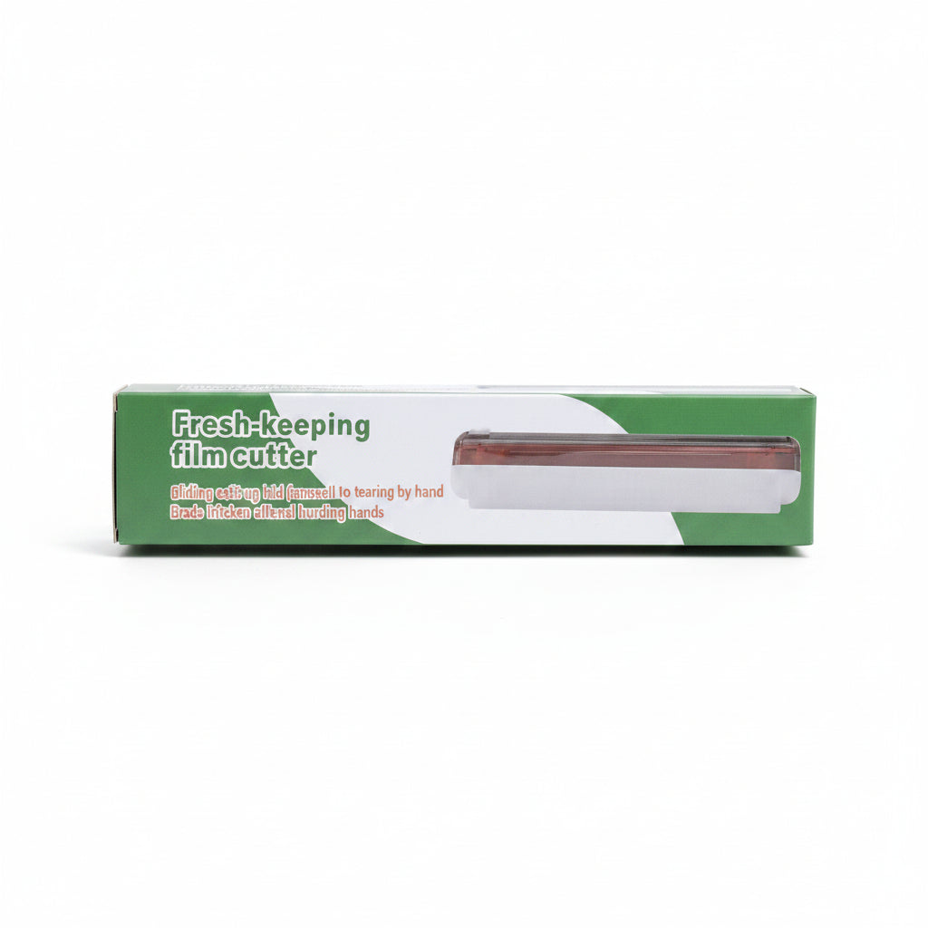 Magnetic Cling Film and Aluminum Foil Dispenser – Smart Slide Cutter for Fresh-Keeping Wrap