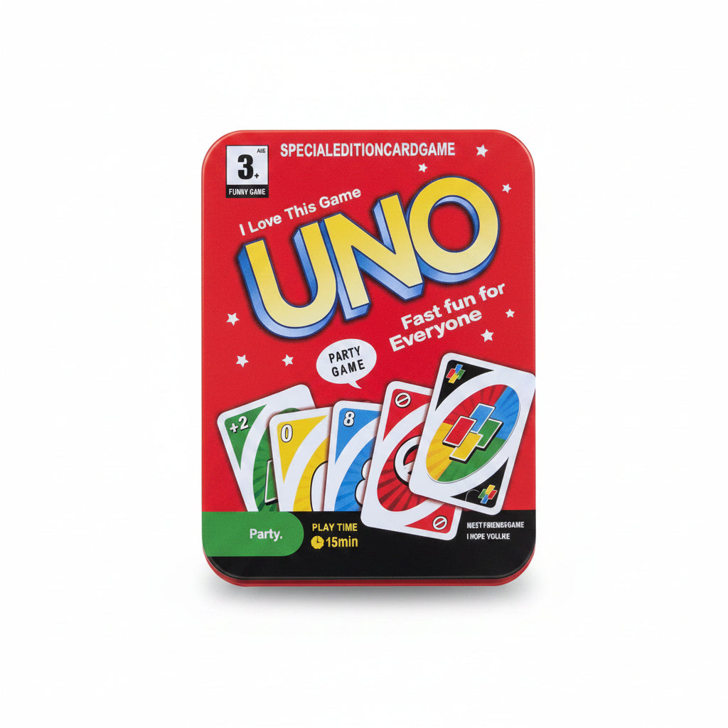 UNO Special Edition Card Game in Collector's Tin. Classic Family Party Game & Travel Friendly Storage Box