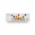 Piosco Wooden Nuts and Bolts Board Game. Montessori Shape Matching & Fine Motor Skills Screw Toy for Toddlers