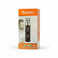 Kemei KM-779 Professional Cordless Hair Trimmer - T-Blade Detailer with LED Digital Display & USB Fast Charging