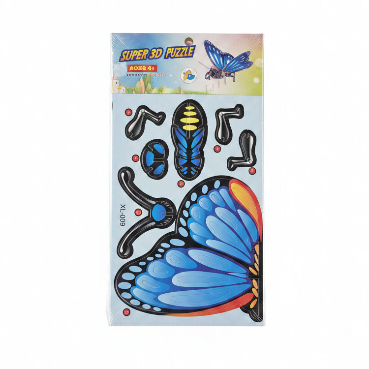 DIY 3D Foam Puzzle Board Assortment. Educational Punch-Out Pop-Up Model Kits for Kids (Vehicles, Animals, & Architecture)