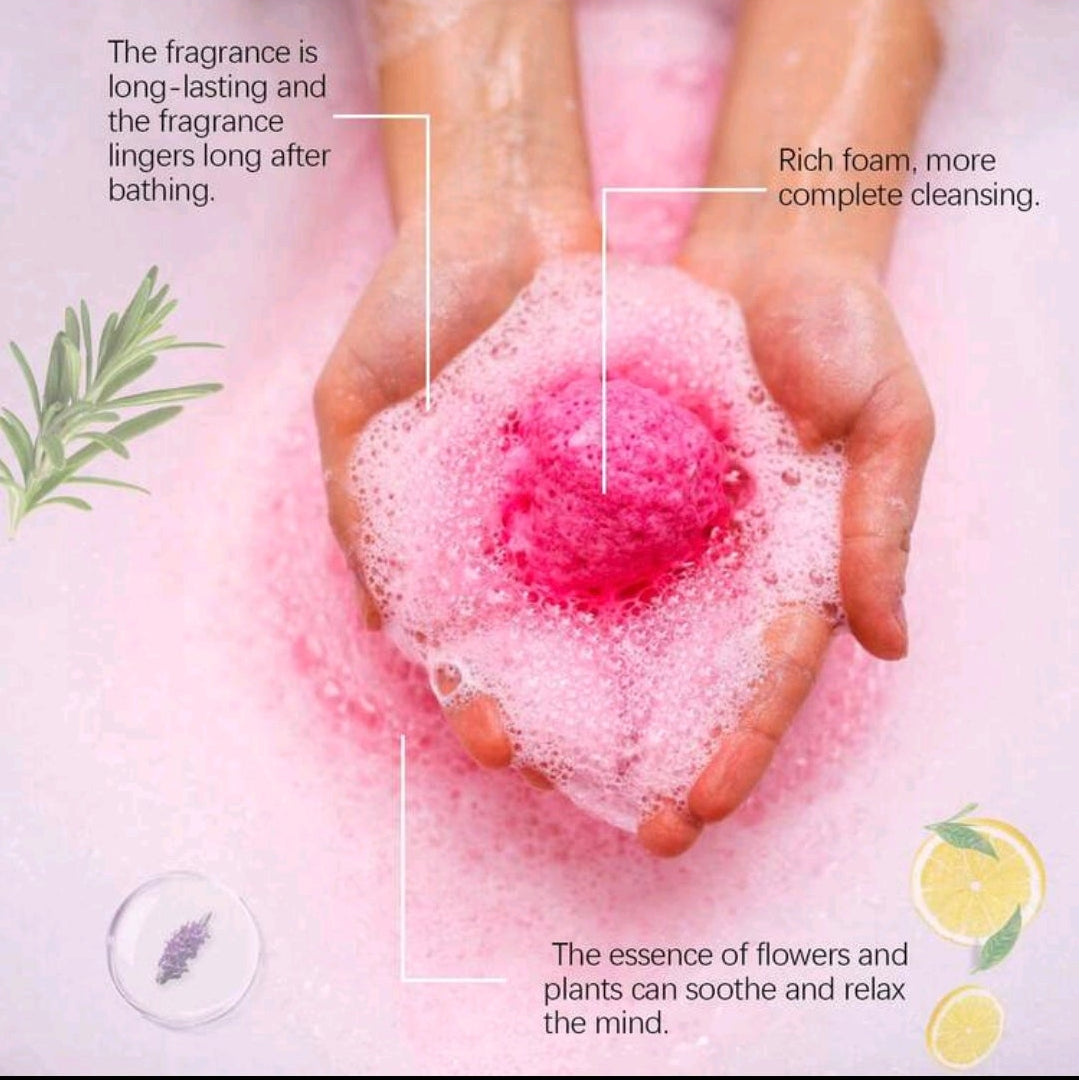 JAYSUING Moisturizing Fragrant Bath Bomb Set (6-Pack)