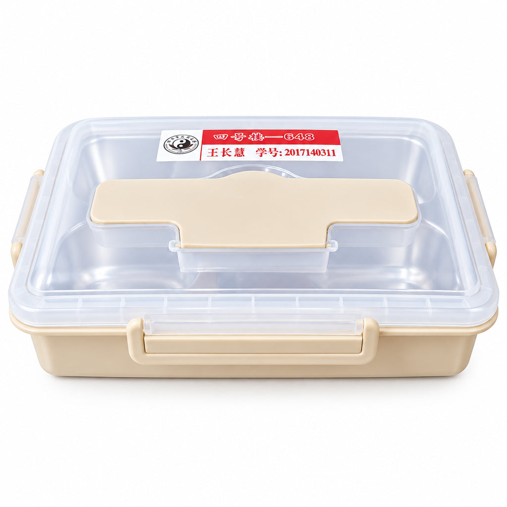SUS304 Stainless Steel Multi-Compartment Bento Lunch Box