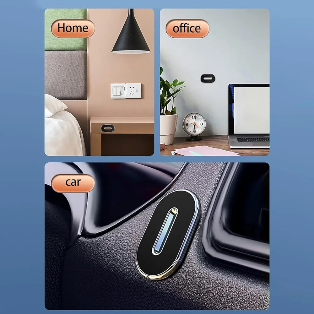 Ultra-Slim Magnetic Car Phone Holder. Universal Multi-Surface Dash & Wall Mount