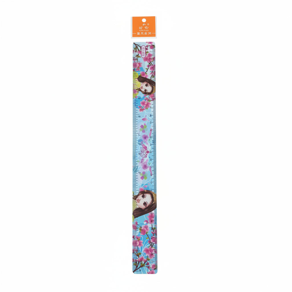 Cartoon 30cm Straight Ruler - Princess