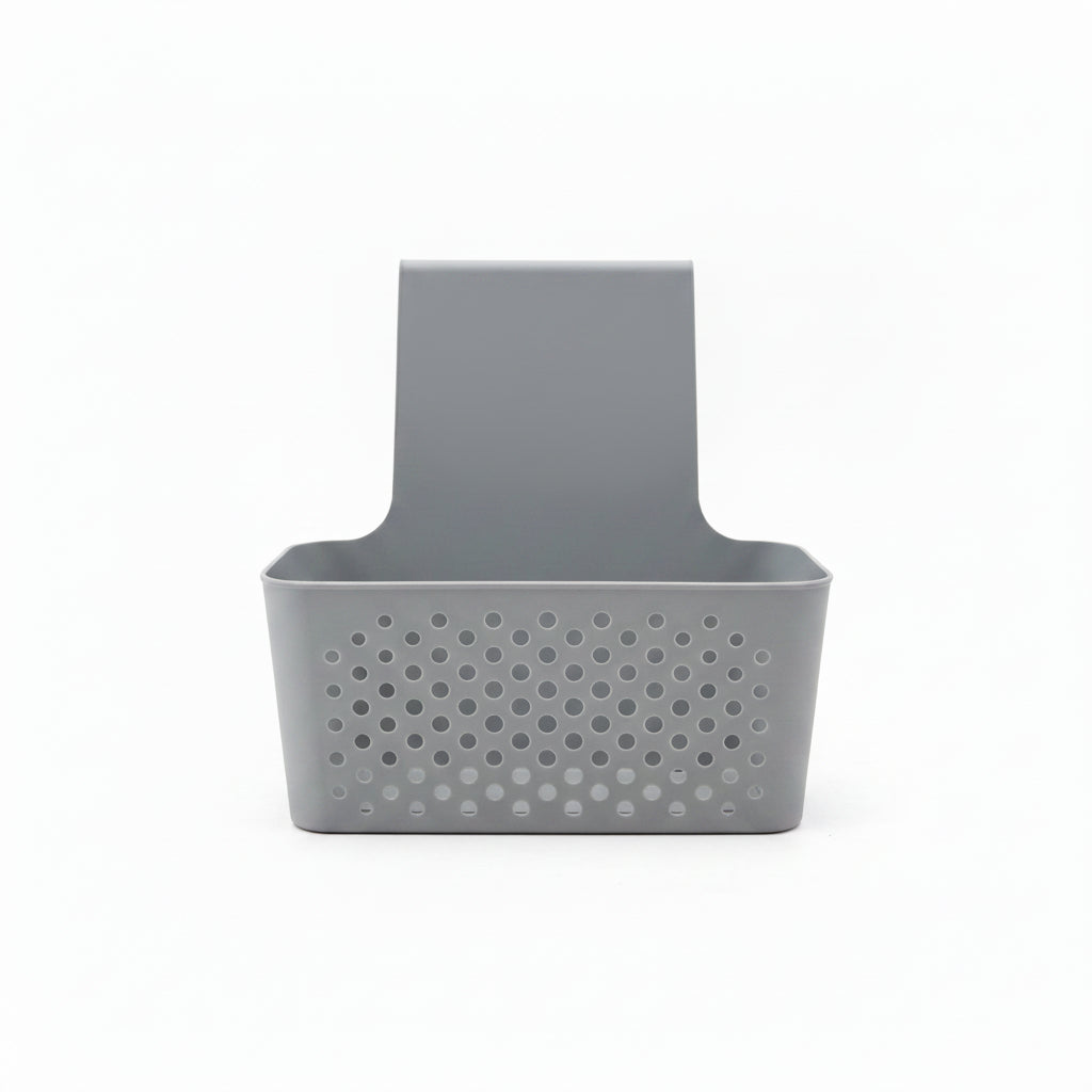 Hanging Cabinet Door Organizer Caddy – Durable Plastic Storage Basket for Kitchen, Bathroom, and Pantry