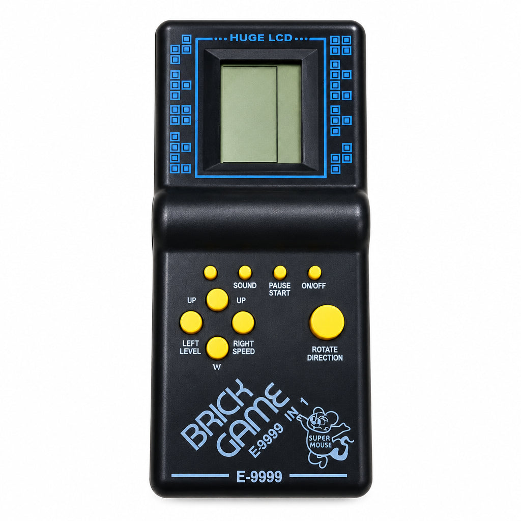 Brick Game E-9999 in 1 – Handheld Electronic Classic Puzzle Console