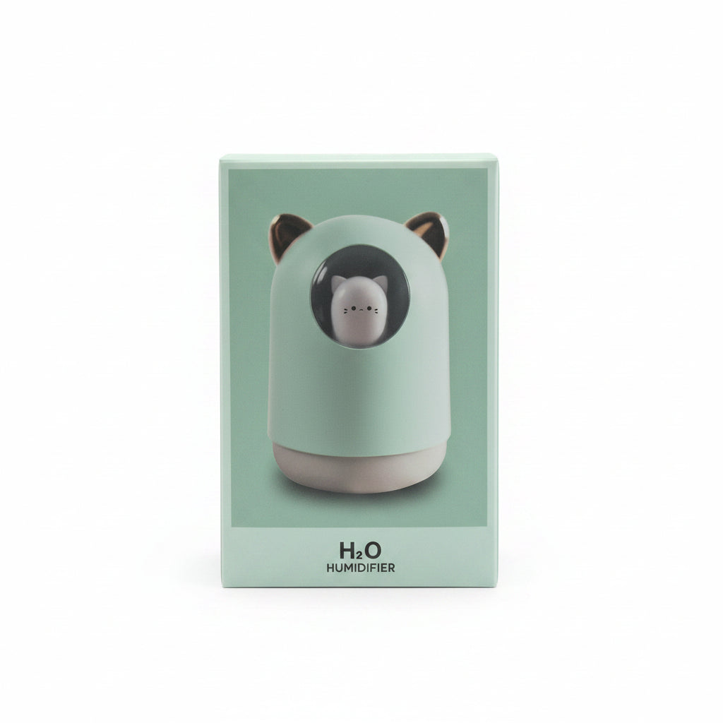 H2O Cute Space Capsule Pet Humidifier. Portable USB Cool Mist Air Purifier & Desktop Night Light