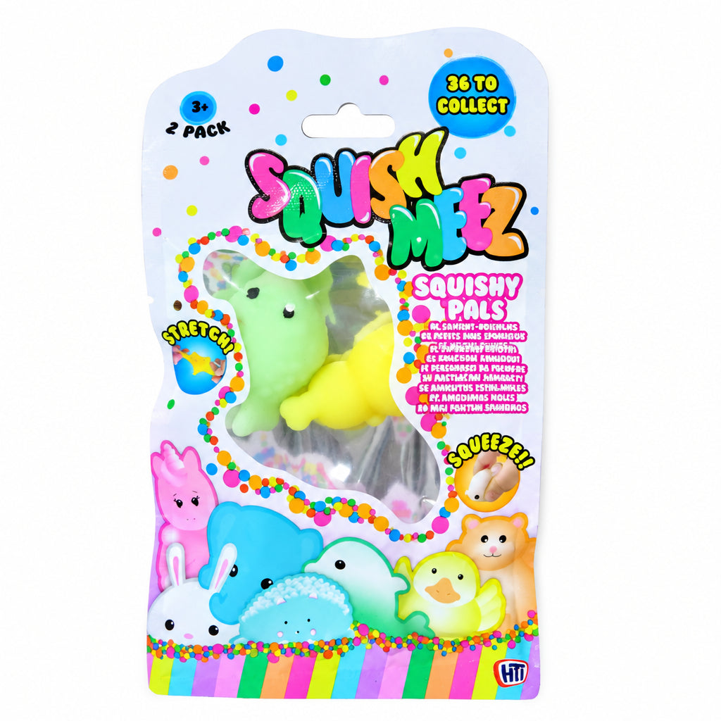 Squish Meez Pals – 2-Pack Collectible Squishy Sensory Toy