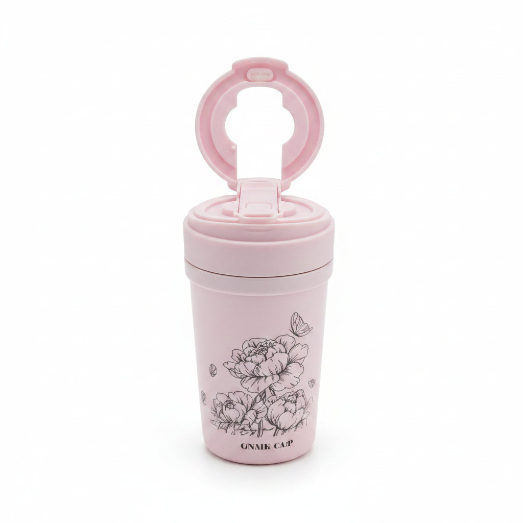 GNMK Tidal Cup Fashion Water Bottle. Insulated Streetwear-Style Travel Tumbler & Portable Sports Mug 600ml
