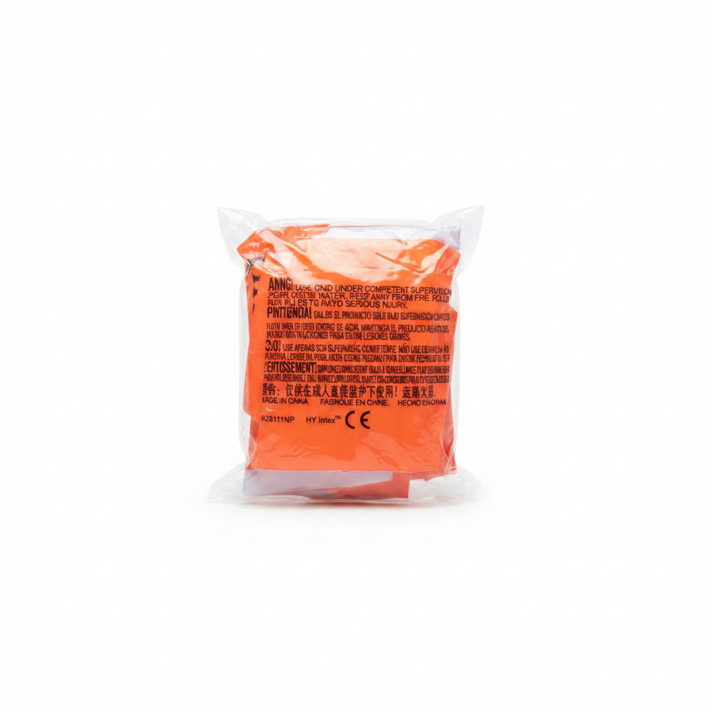 HY Intex Inflatable Orange Arm Bands – Dual-Air Chamber Swim Floaties