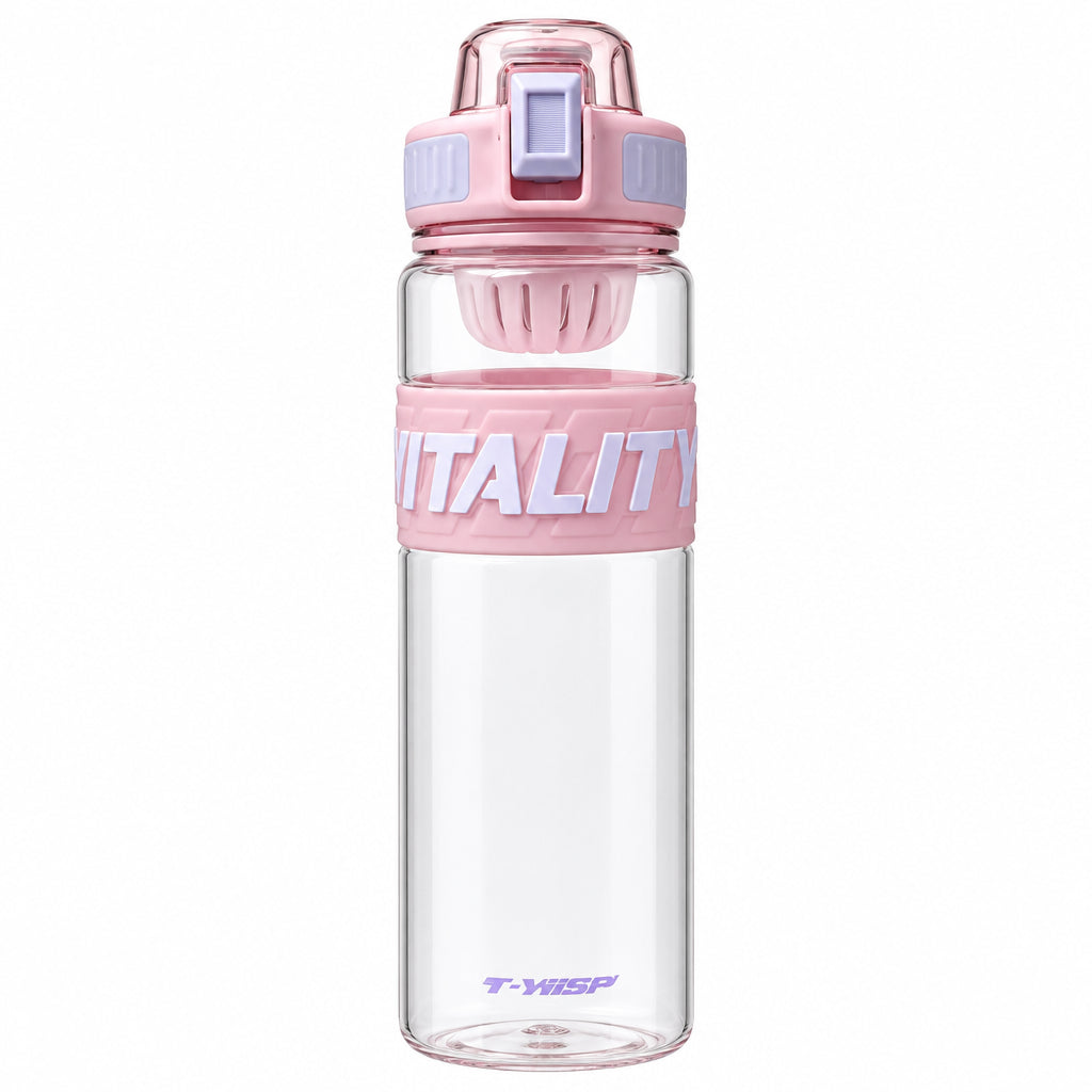 ST-YIBEN Vitality 1000ml Leak-Proof Sports Water Bottle - Large Capacity Gym, Fitness & Outdoor Hydration Bottle with Time/Volume Markers