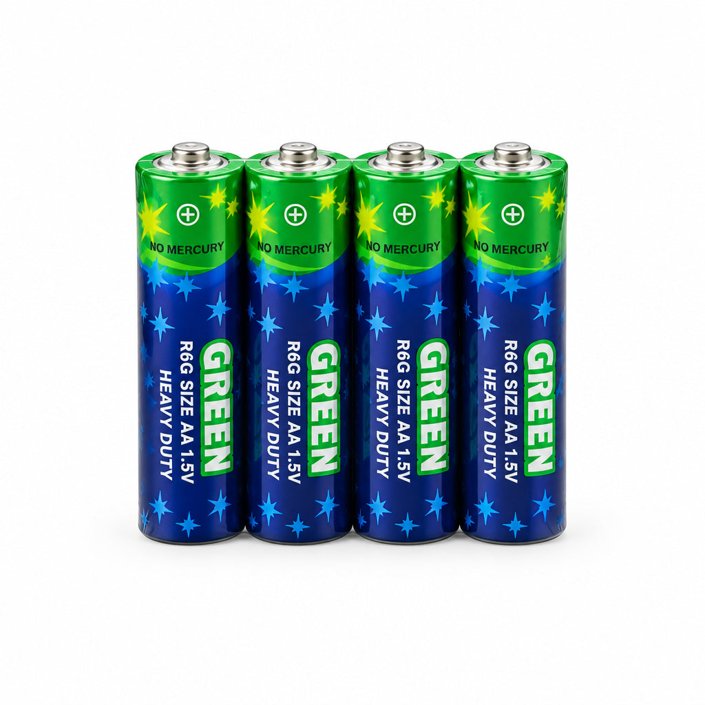 SDNMY Batteries AA – Carbon Zinc Battery Set 4-Pack