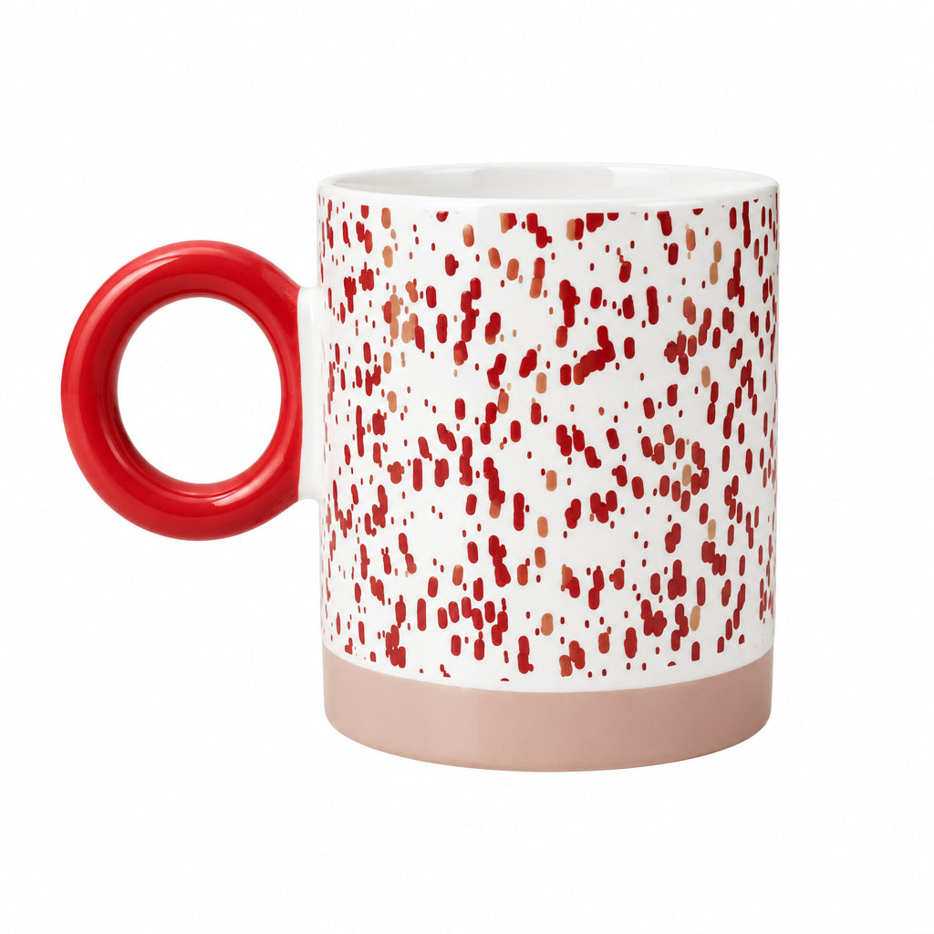Saida Ceramic Mug – 400ml Decorative Coffee and Tea Cup