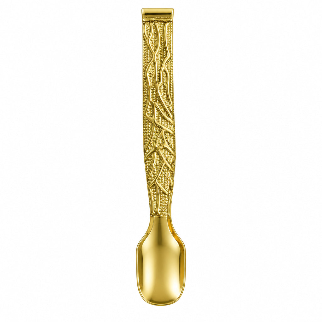 Ornate Gold-Tone Bakhour Tongs – Traditional Incense Accessory