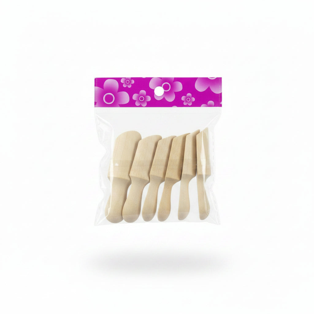 Mini Wooden Salt Scoops – Eco-Friendly Small Wooden Candy and Spice Spoons for Jars