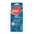 MAP 9-Piece Math Geometry Set in Metal Case – Complete Student Drafting Kit