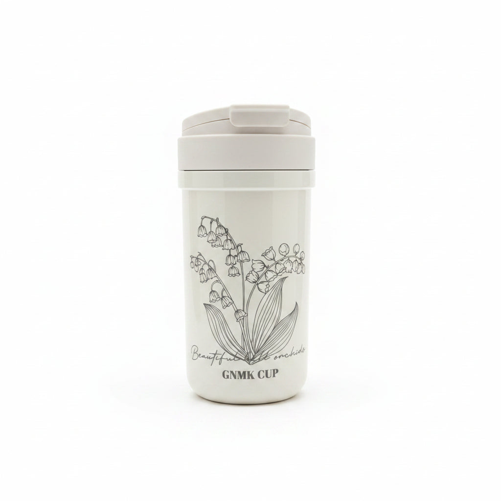 GNMK Tidal Cup Fashion Water Bottle. Insulated Streetwear-Style Travel Tumbler & Portable Sports Mug 600ml