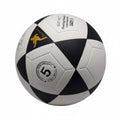 MiLASA Premium Size 5 Soccer Ball - Official Weight & Size Match Football, Durable High-Elasticity Training Ball for Adults & Youth