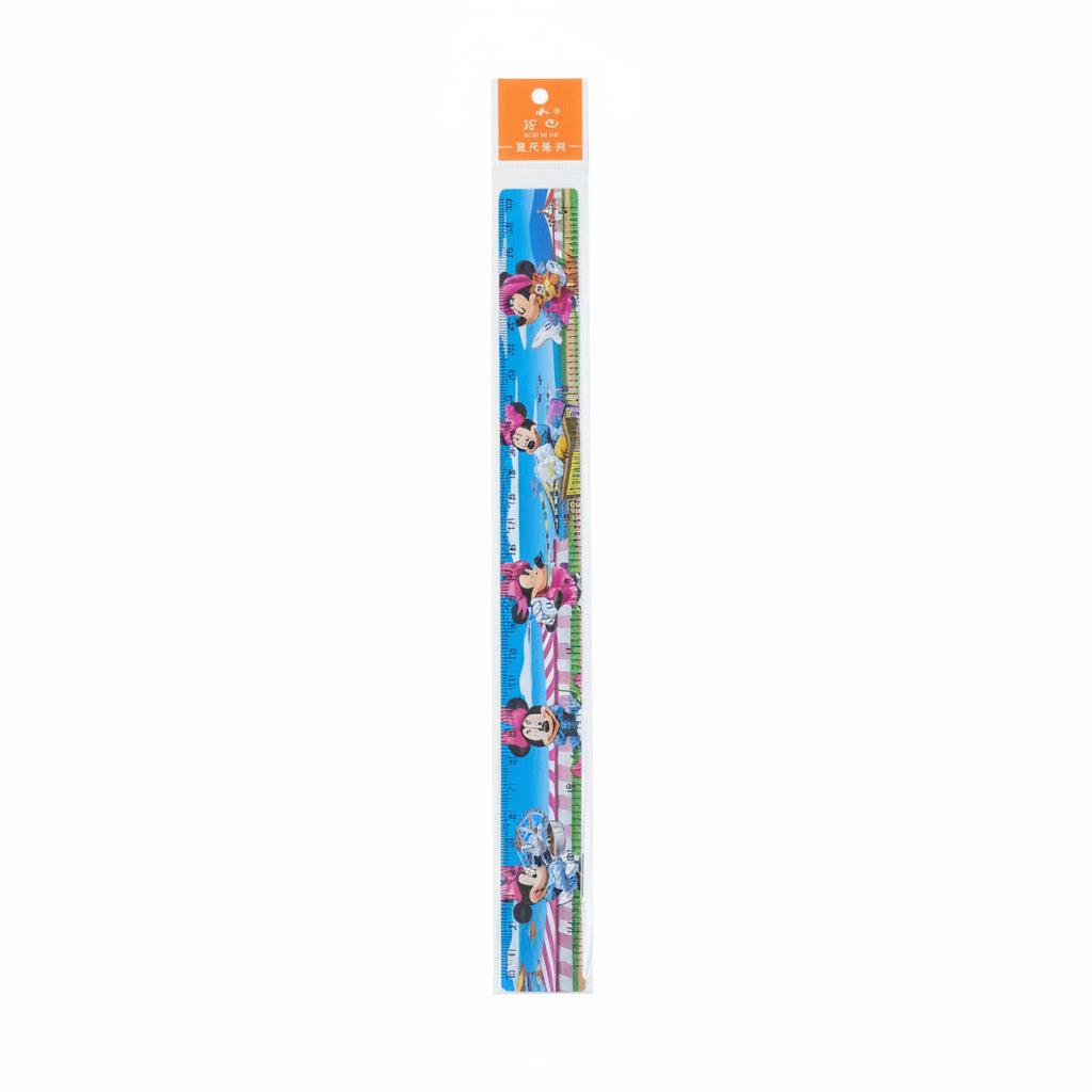 Cartoon 30cm Straight Ruler - Mickey & Minnie