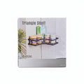 Premium L-Shaped Corner triangle Floating Shelf for Kitchen & Bathroom