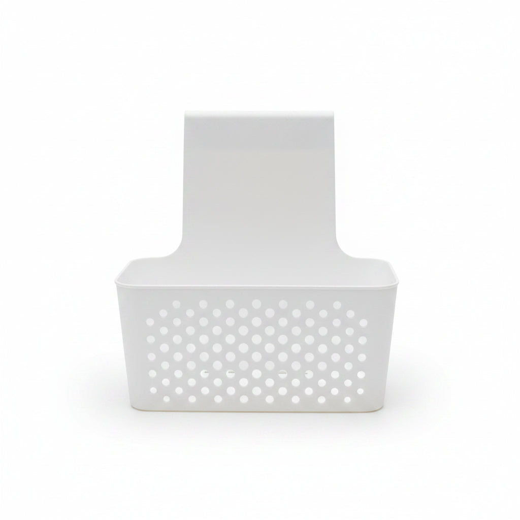 Hanging Cabinet Door Organizer Caddy – Durable Plastic Storage Basket for Kitchen, Bathroom, and Pantry