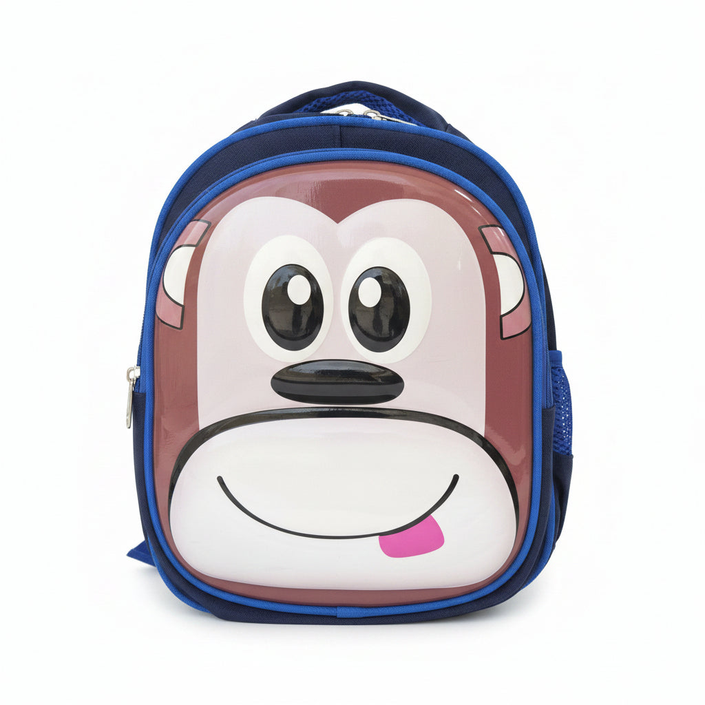 Cute Monkey Kids' 3D Cartoon Backpack