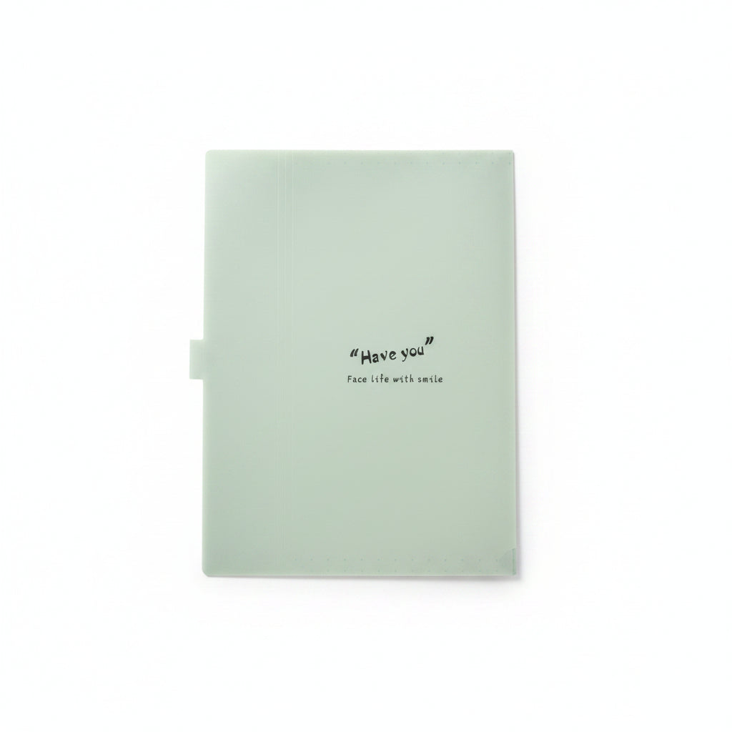Banner Year Breezy Windy Accordion Folder – Sage Green Berry Document Organizer with Snap Closure