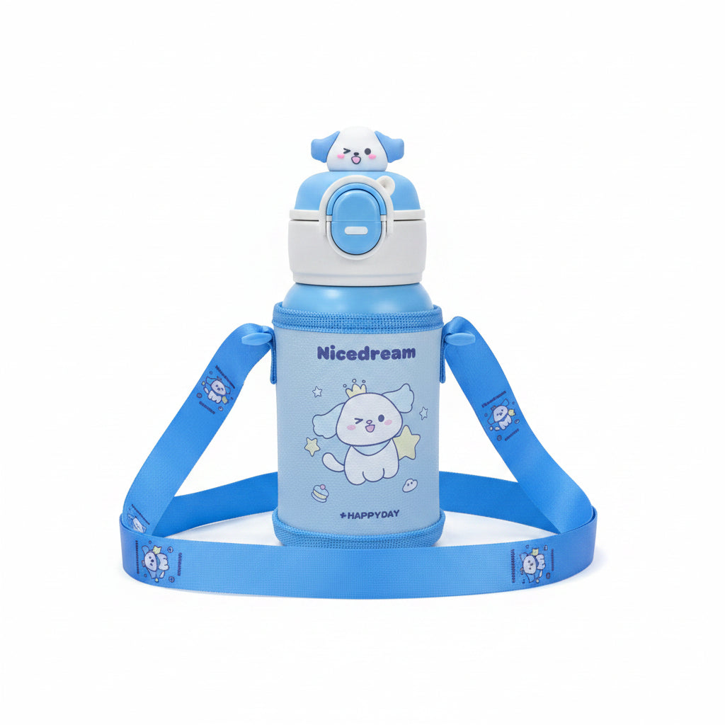 Happyday Kids Insulated Water Bottle 500ml - Blue