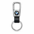 Cars Logo Metal and Leather Keychain – Premium Car Key Ring Holder