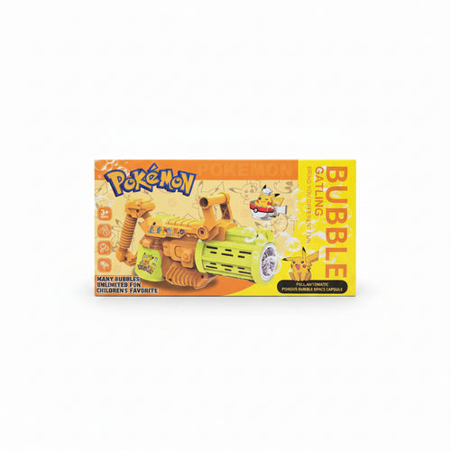 Automatic Gatling Bubble Gun Blaster. Character Edition Bubble Machine for Kids (3+ Years)