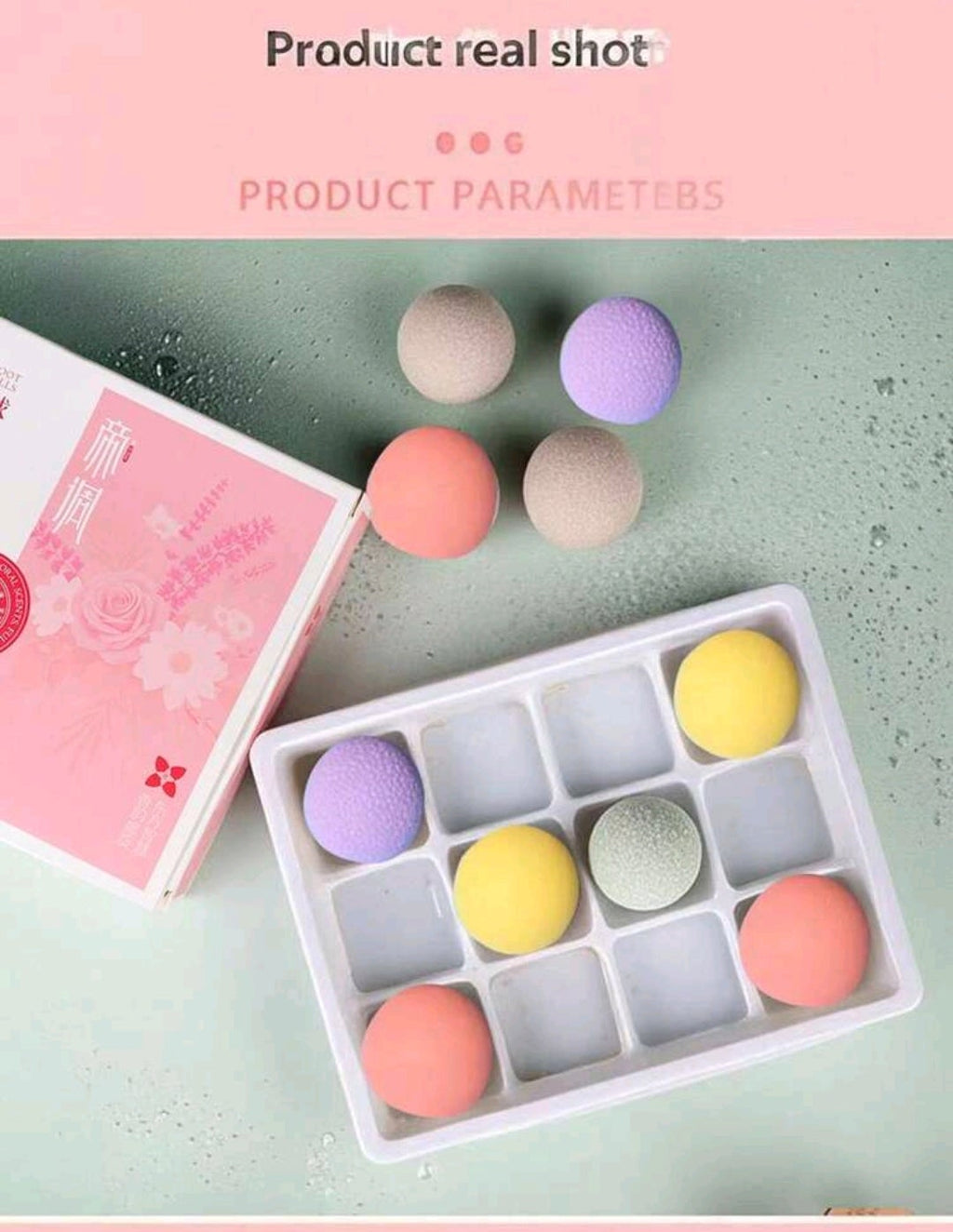 Relaxing Foot Bath Balls – Floral Aromatherapy Spa Set (12 Pieces)