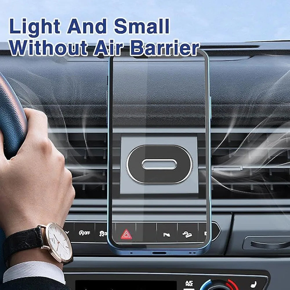 Ultra-Slim Magnetic Car Phone Holder. Universal Multi-Surface Dash & Wall Mount