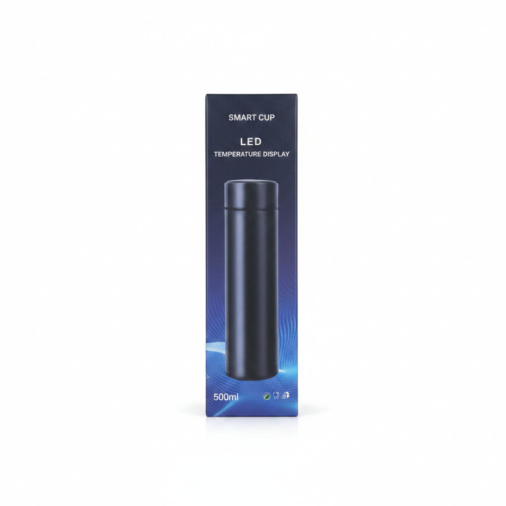 500ml Smart Vacuum Flask with LED Temperature Display – Premium Insulated Thermal Bottle